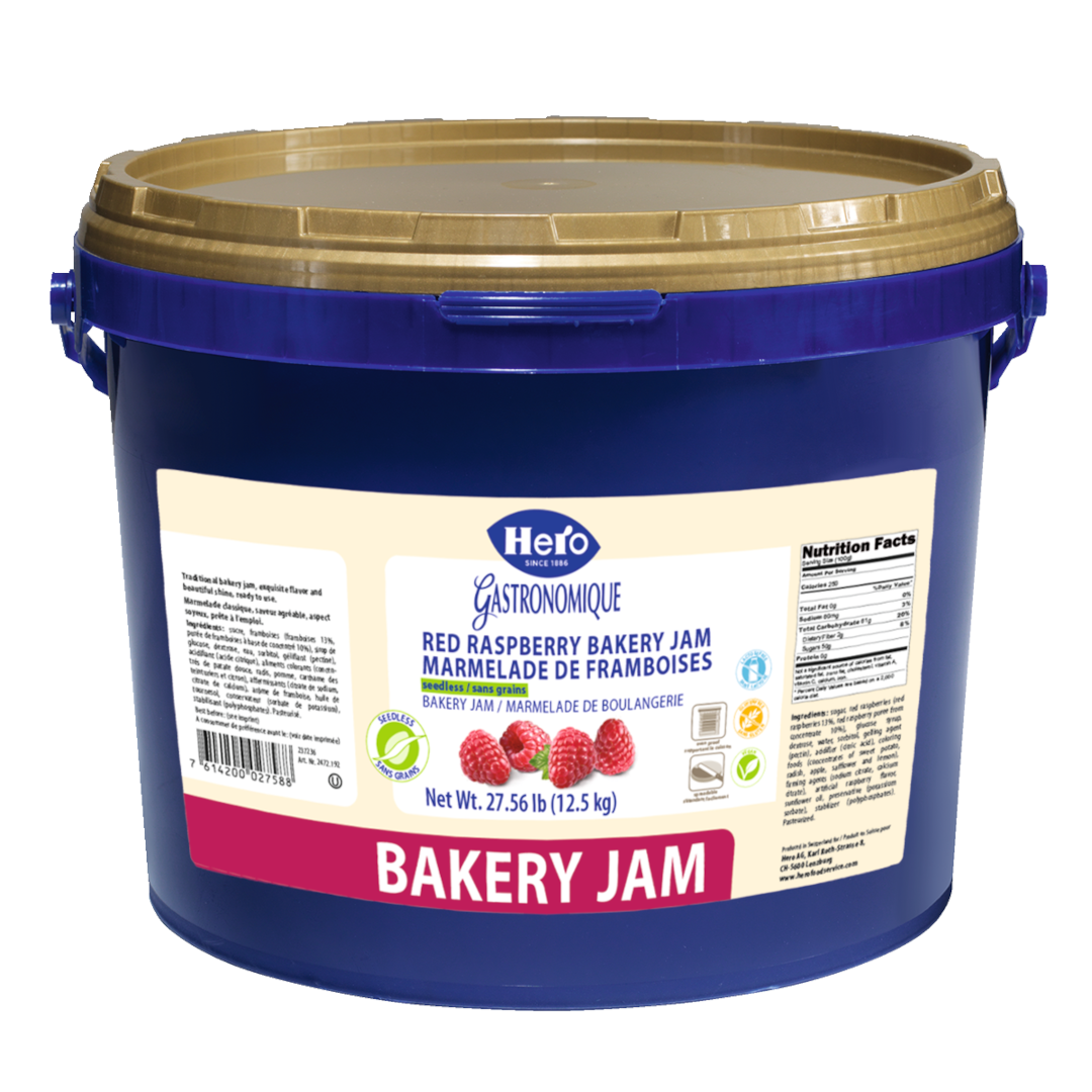 Raspberry Bakery Jam Seedless 12.5kg