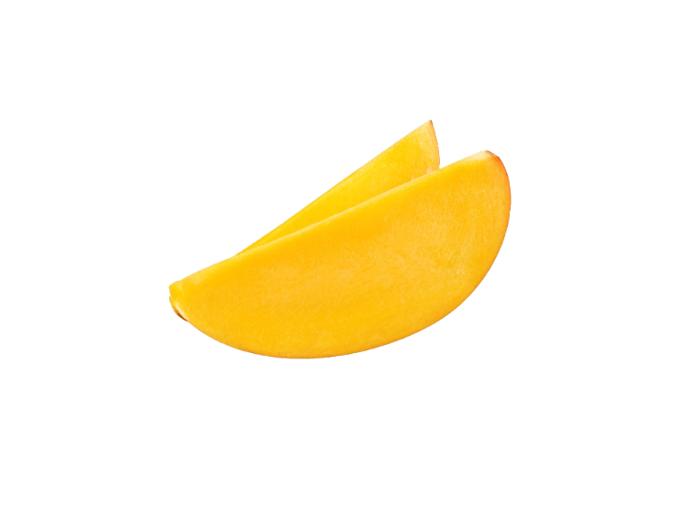 Sliced mango