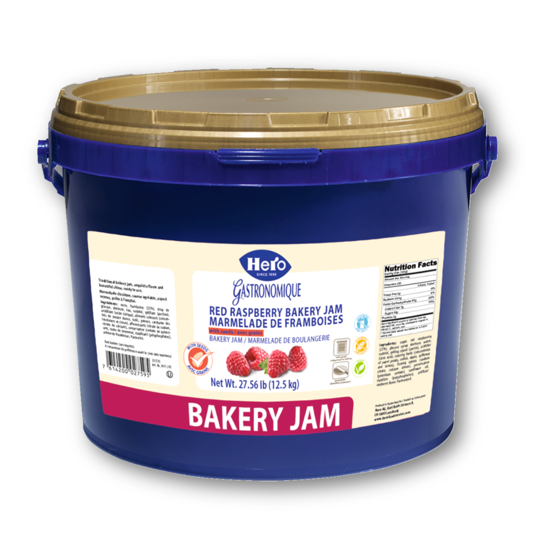 Hero Bakery Jam Raspberry with seeds 12.5kg