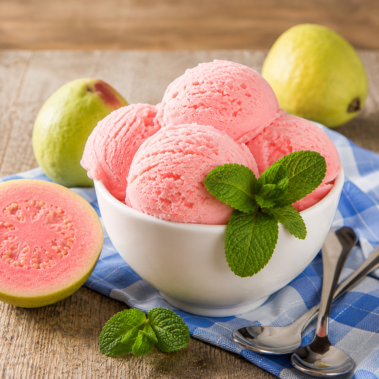 Guava sorbet