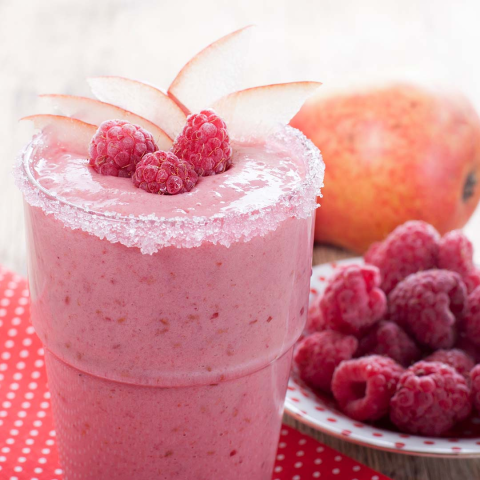 Hero Pear and Raspberry Smoothie